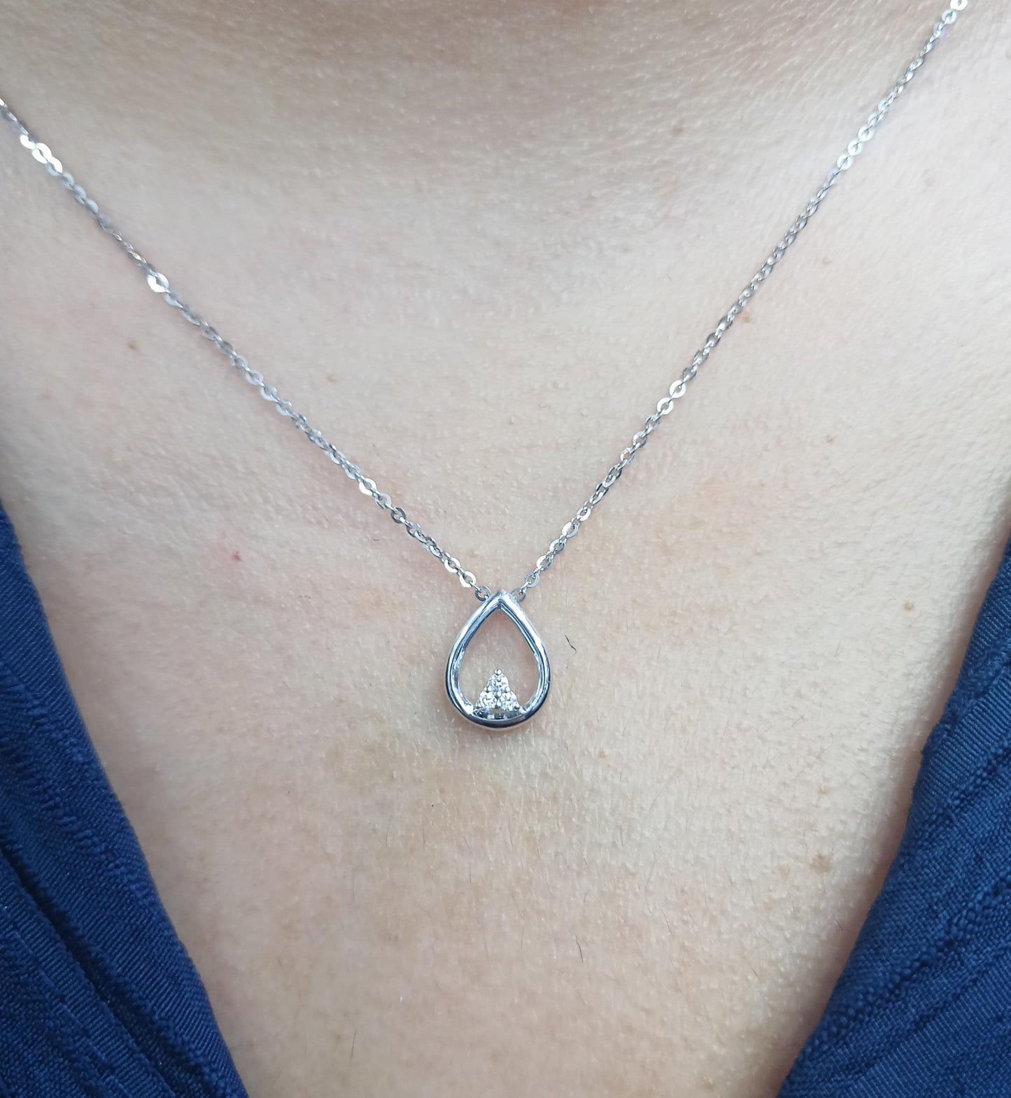 Liontin Berlian Pear 42536 PD Zamrud Jewellery