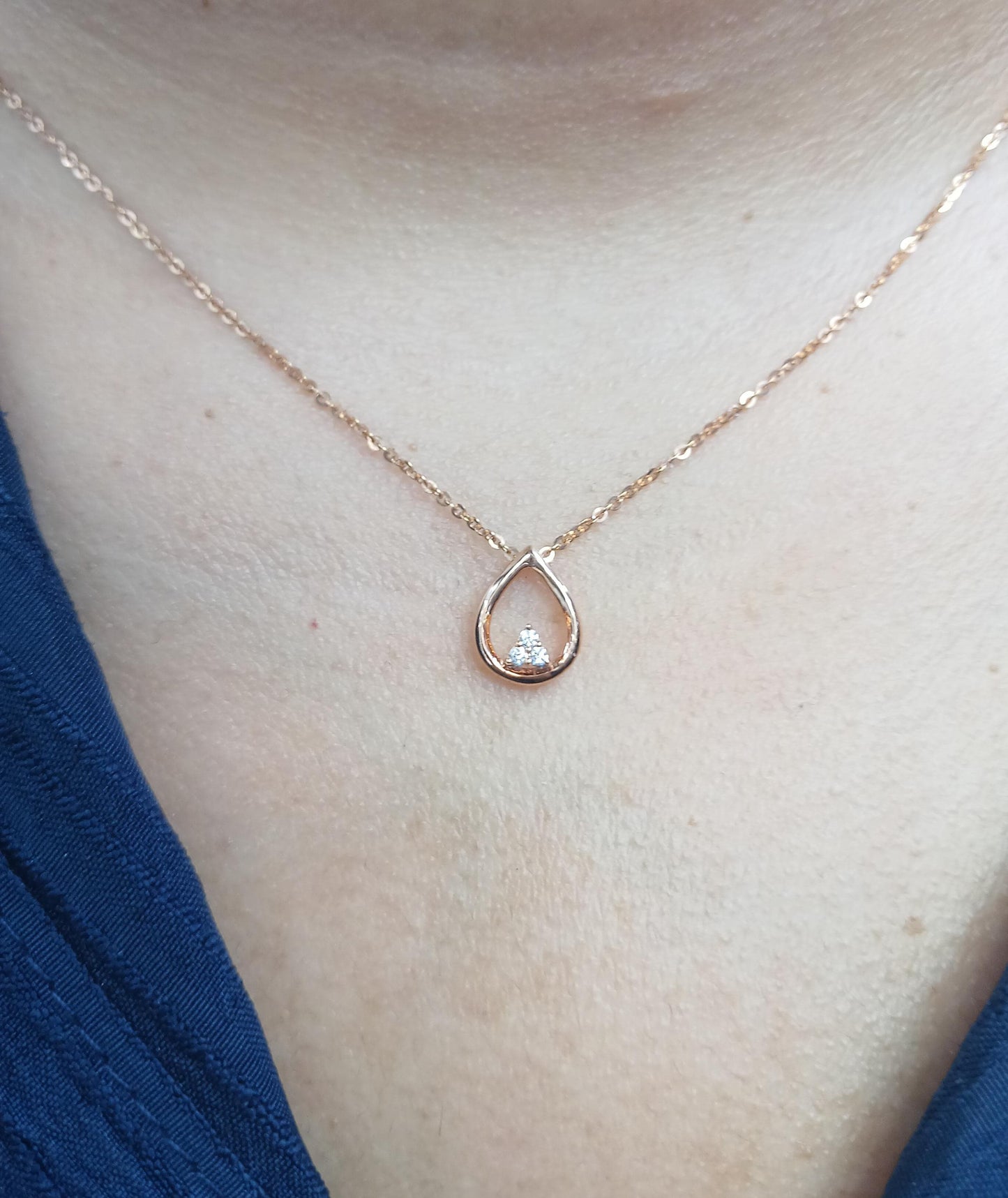 Liontin Berlian Pear 42536 PD Zamrud Jewellery