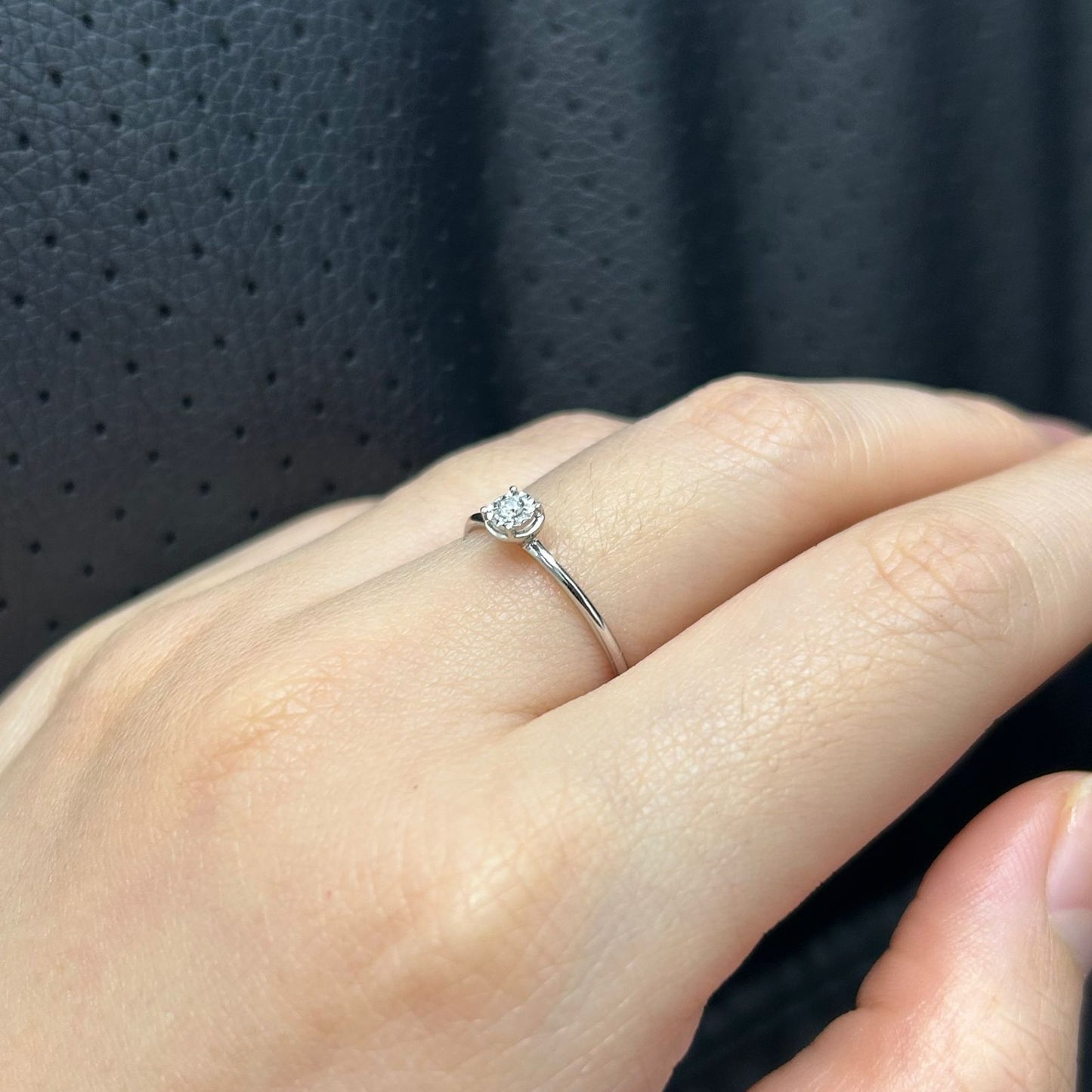 Cincin Berlian Solitaire Ring 43540 LR Zamrud Jewellery