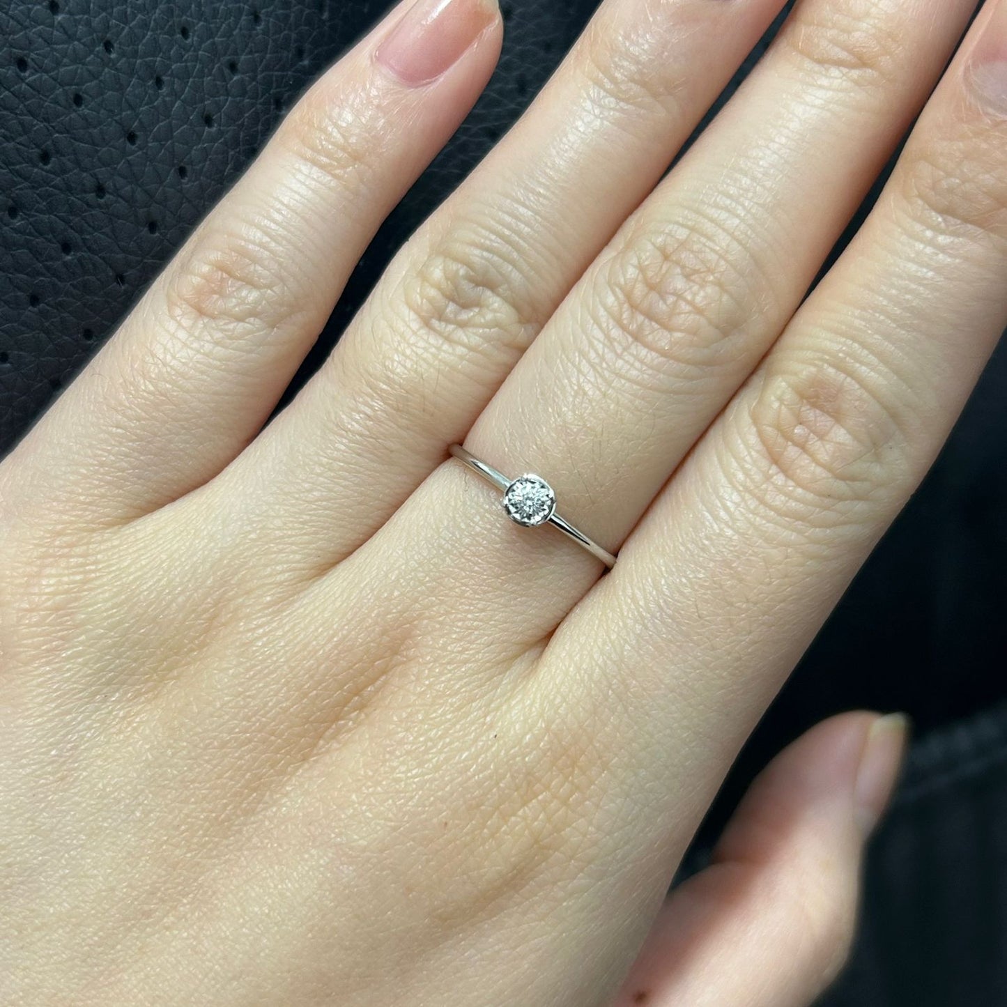 Cincin Berlian Solitaire Ring 43540 LR Zamrud Jewellery
