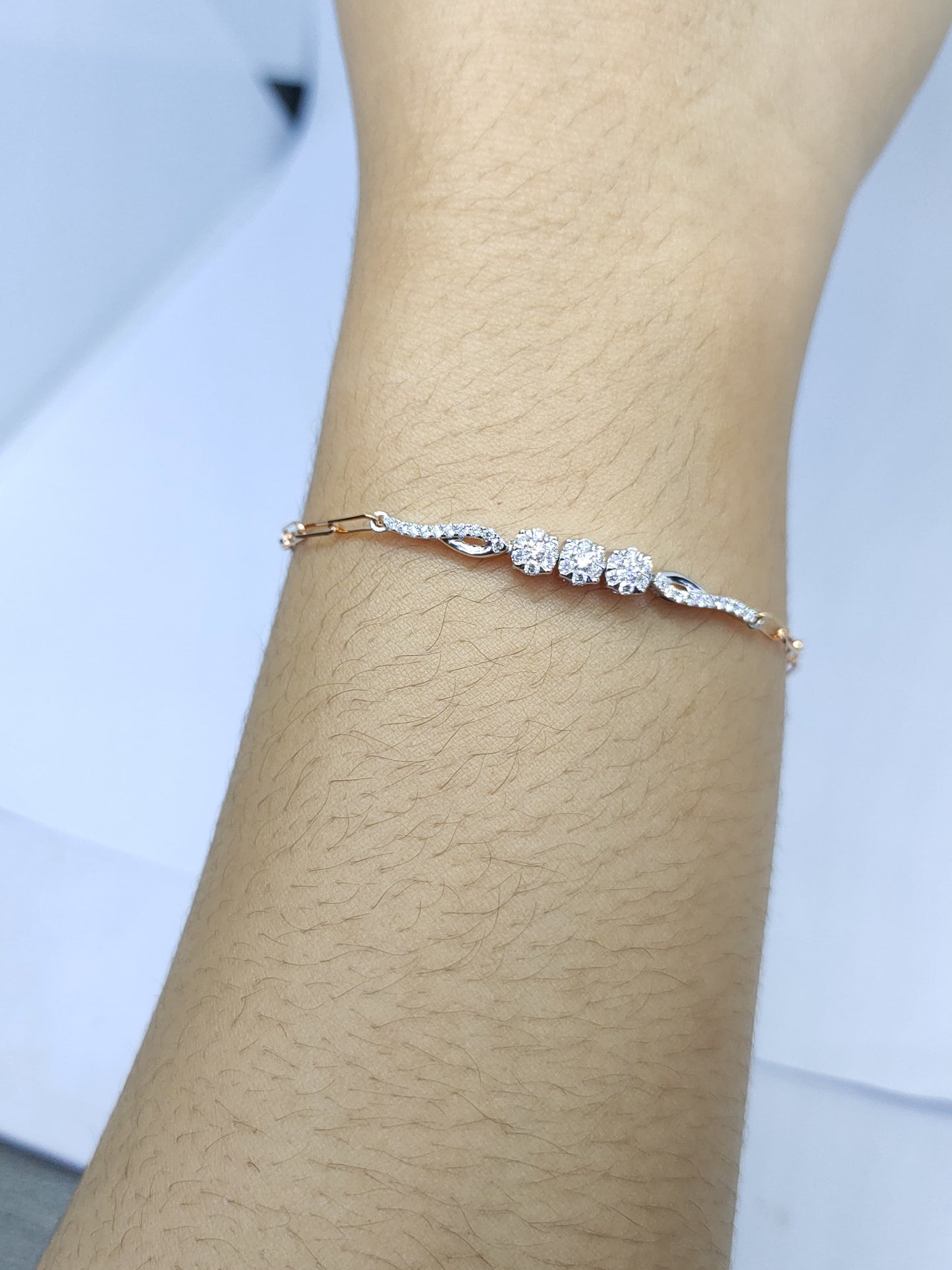 Gelang Berlian Bracelet 43700 BE Zamrud Jewellery