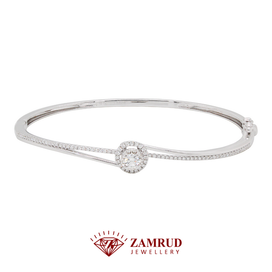 Gelang Berlian Solitaire Bangle 43731 BG Zamrud Jewellery