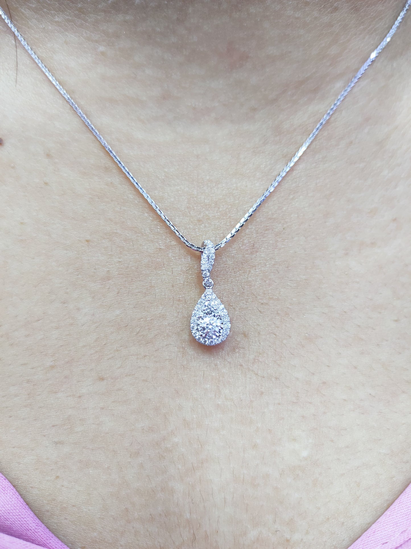 Liontin Berlian Pear 42192 PD Zamrud Jewellery