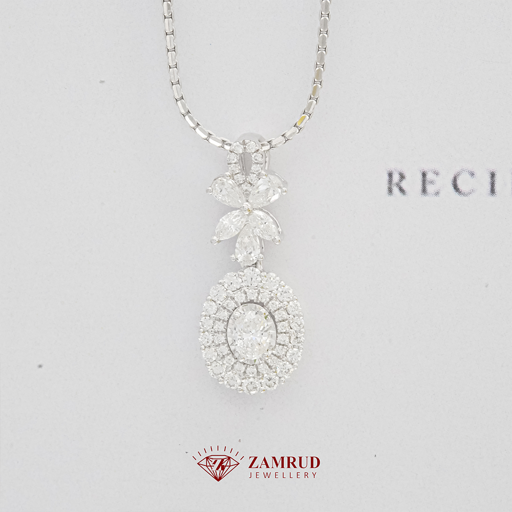Liontin Berlian Oval 40853 PD Zamrud Jewellery