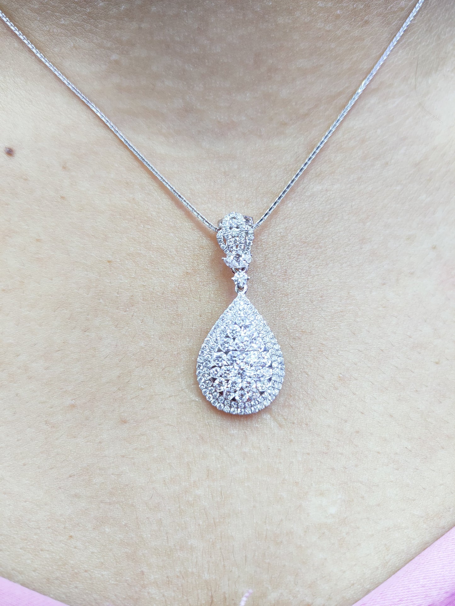 Liontin Berlian Pear 39949 PD Zamrud Jewellery
