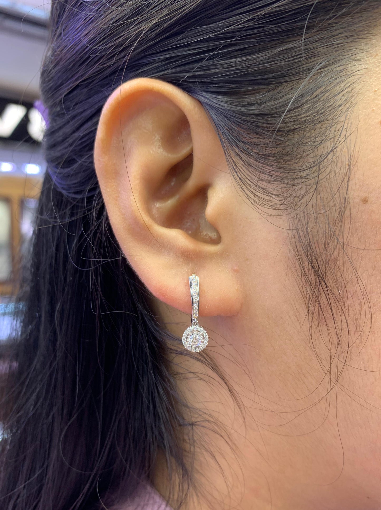 Anting Berlian Solitaire 40372 ER Zamrud Jewellery