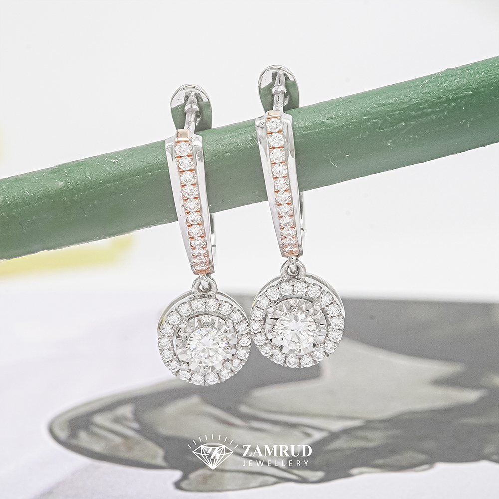 Anting Berlian Solitaire 40372 ER Zamrud Jewellery