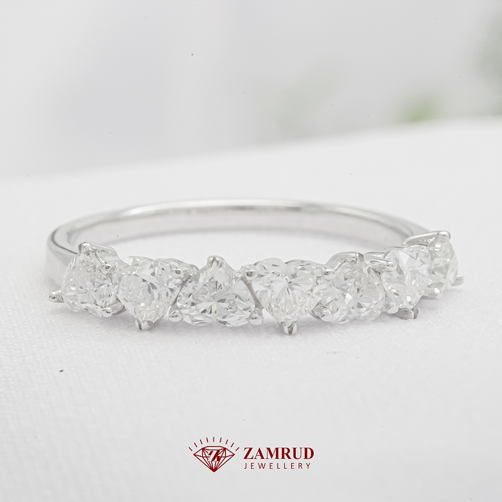 Cincin Berlian Listring Heart 42444 LR Zamrud Jewellery