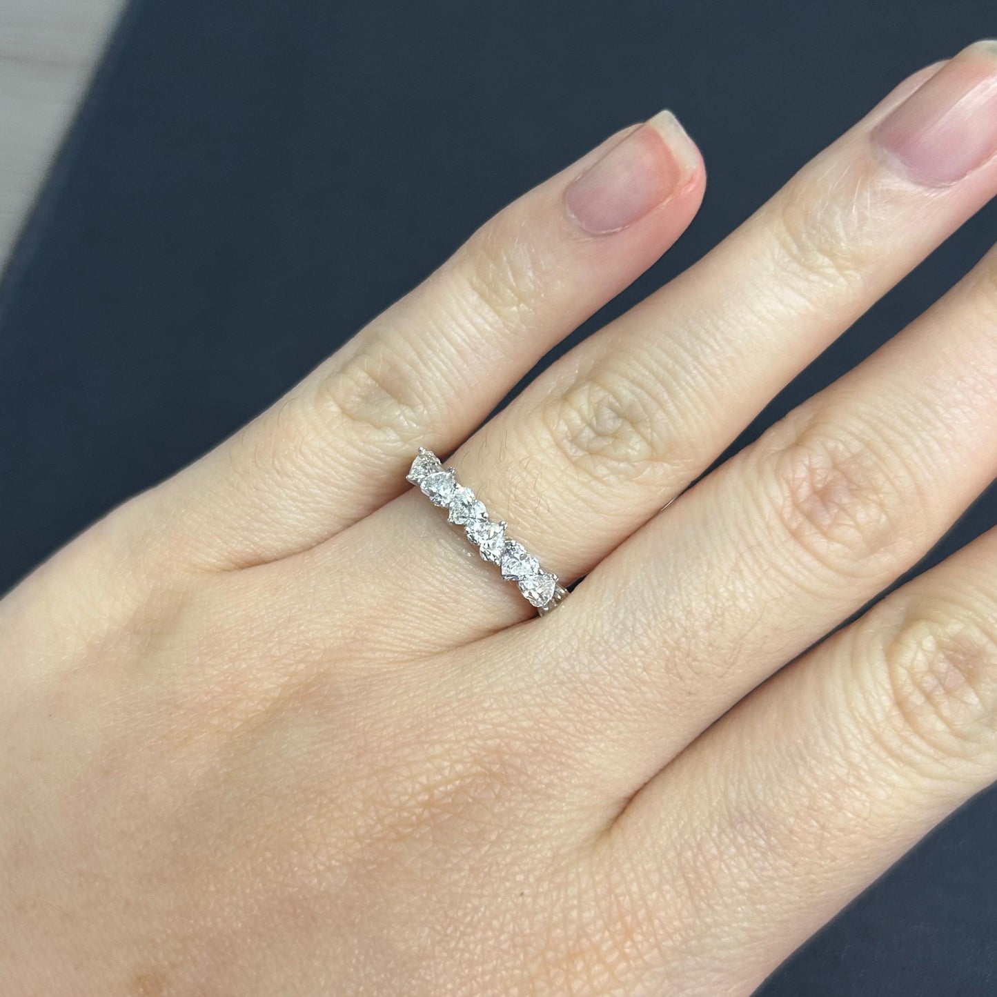 Cincin Berlian Listring Heart 42444 LR Zamrud Jewellery