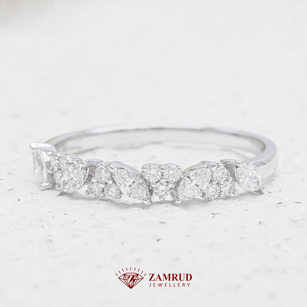 Cincin Berlian Listring Marquise 42123 LR Zamrud Jewellery