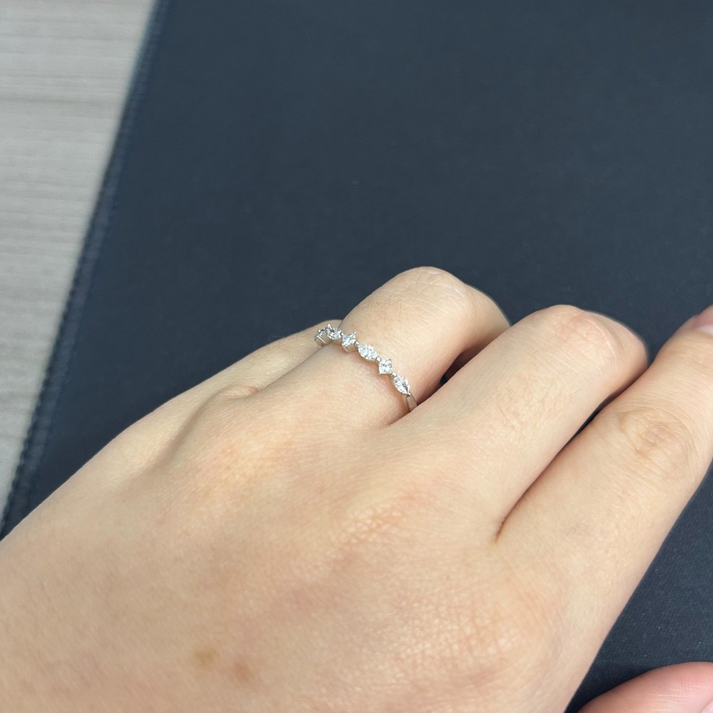 Cincin Berlian Listring Marquise 42451 LR Zamrud Jewellery