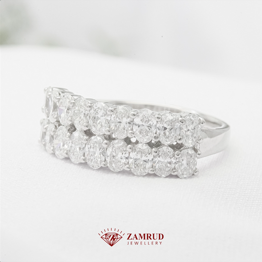 Cincin Berlian Listring Oval 43458 LR Zamrud Jewellery