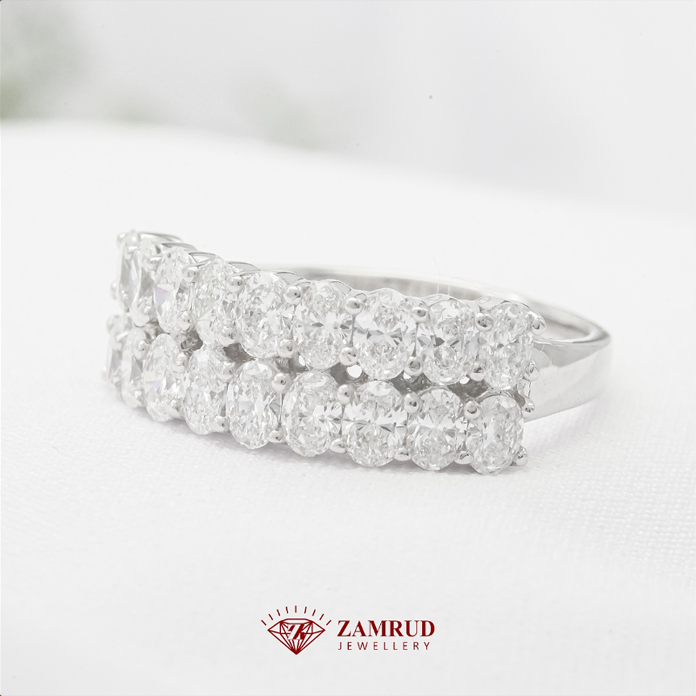 Cincin Berlian Listring Oval 43458 LR Zamrud Jewellery