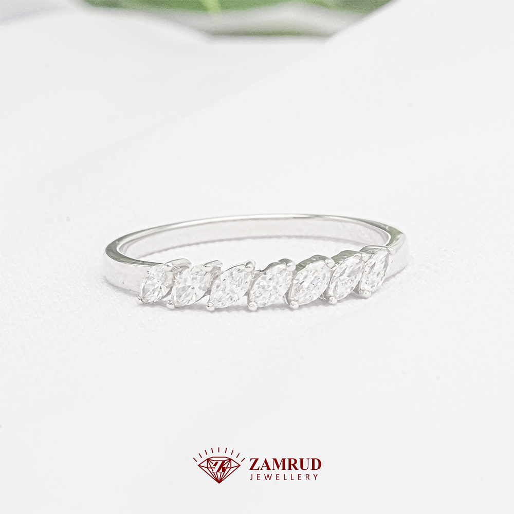 Cincin Berlian Listring Marquise 42420 LR Zamrud Jewellery