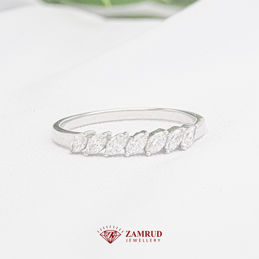 Cincin Berlian Listring Marquise 42420 LR Zamrud Jewellery