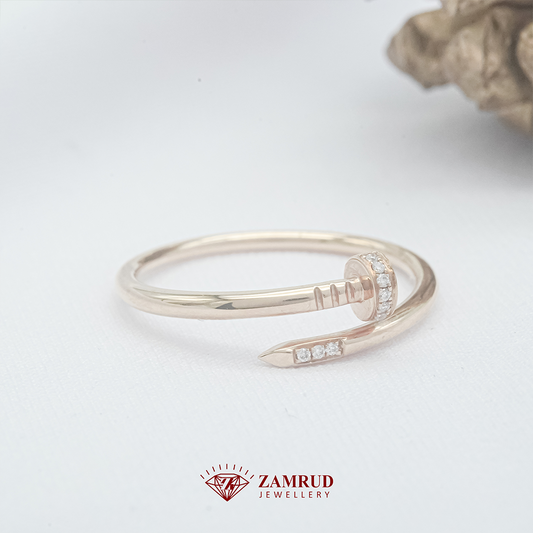 Cincin Berlian Paku 42055 LR Zamrud Jewellery