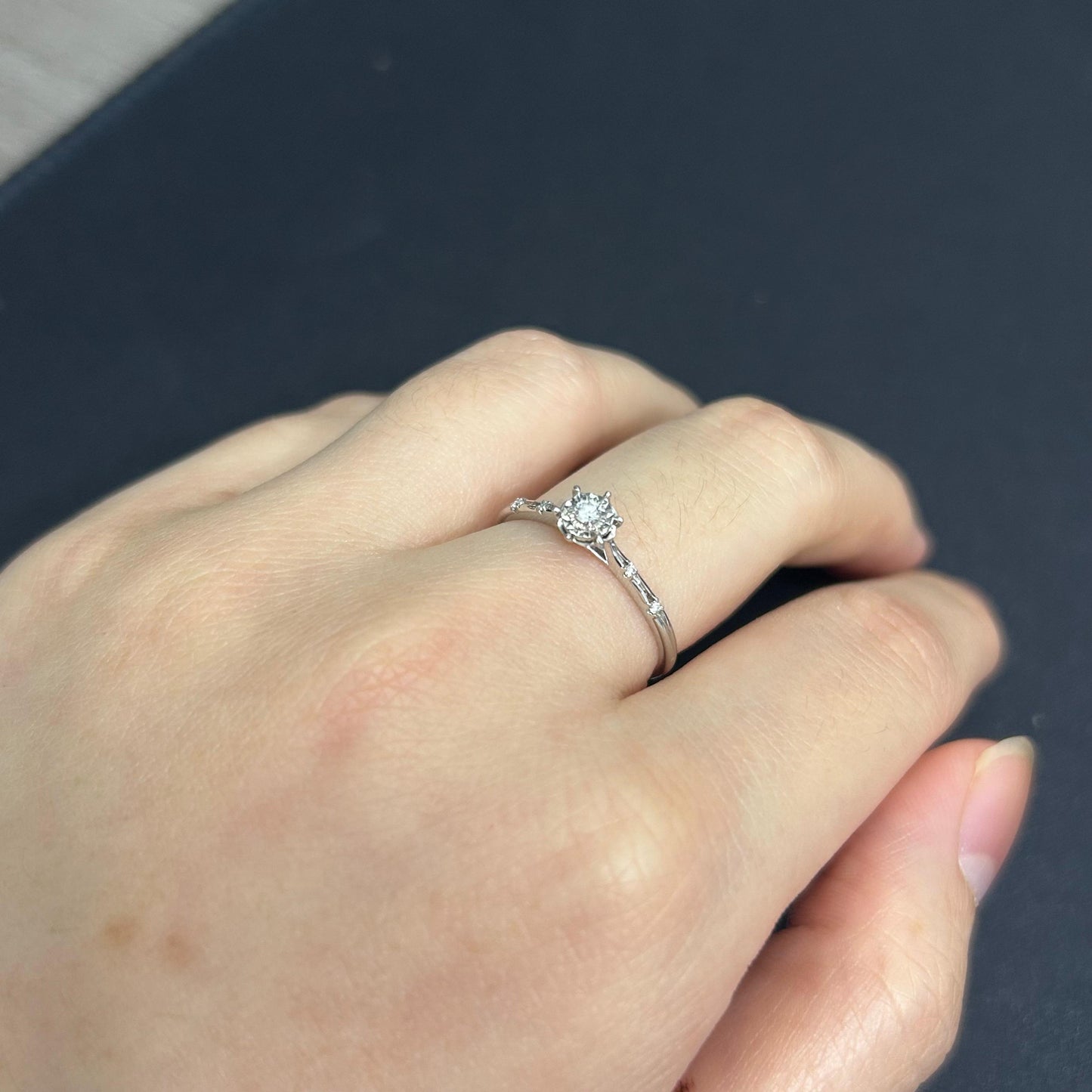 Cincin Berlian Solitaire 39116 LR Zamrud Jewellery