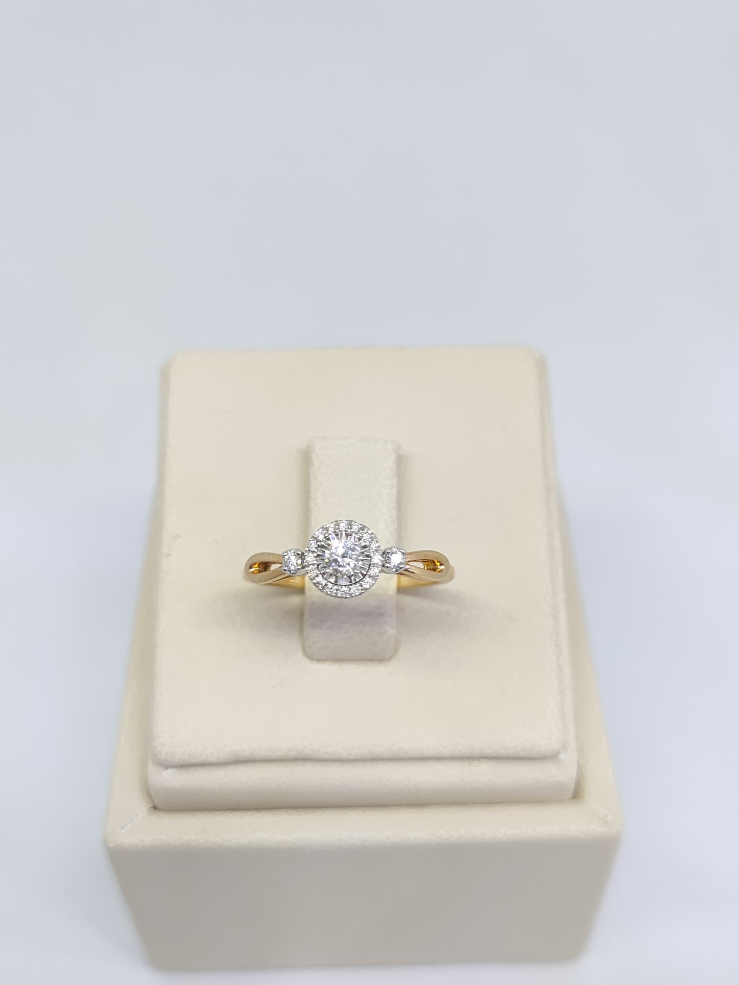 Cincin Berlian Solitaire 43533 LR Zamrud Jewellery