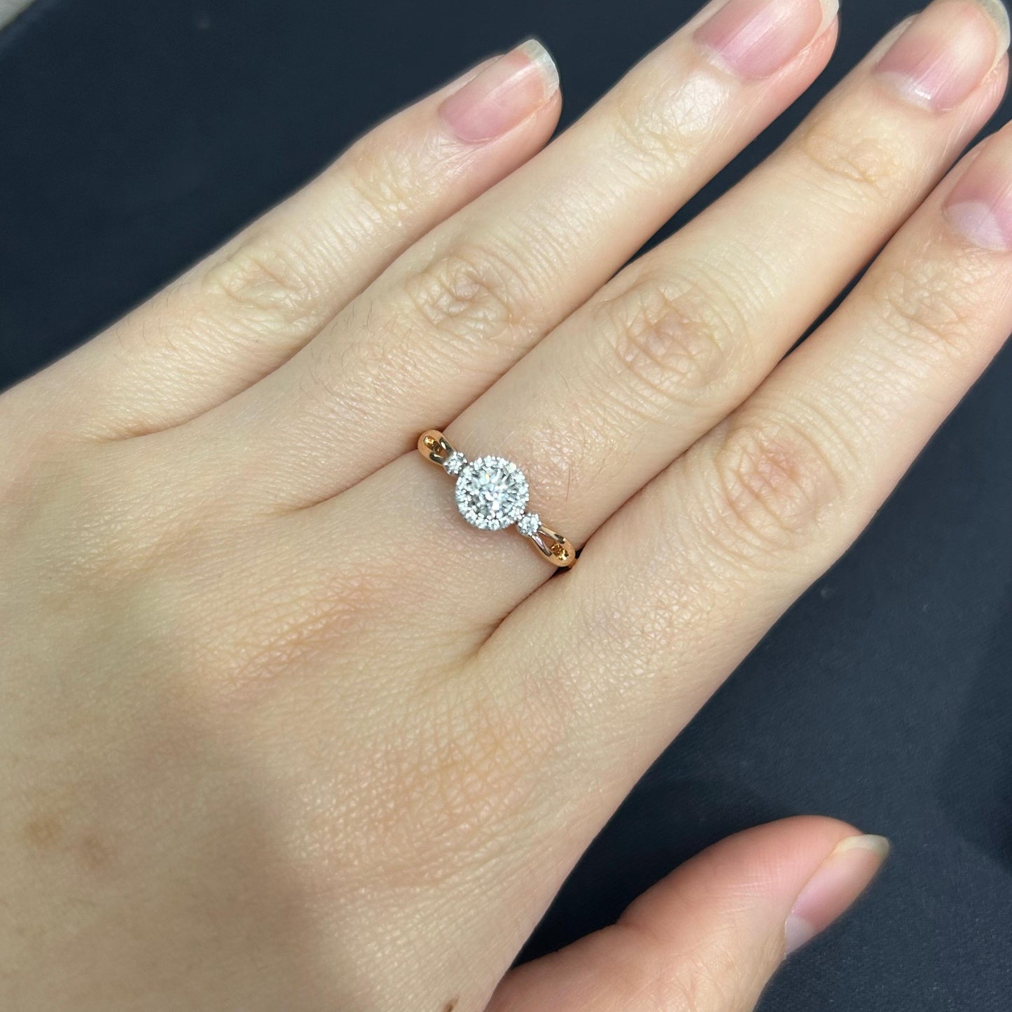 Cincin Berlian Solitaire 43533 LR Zamrud Jewellery