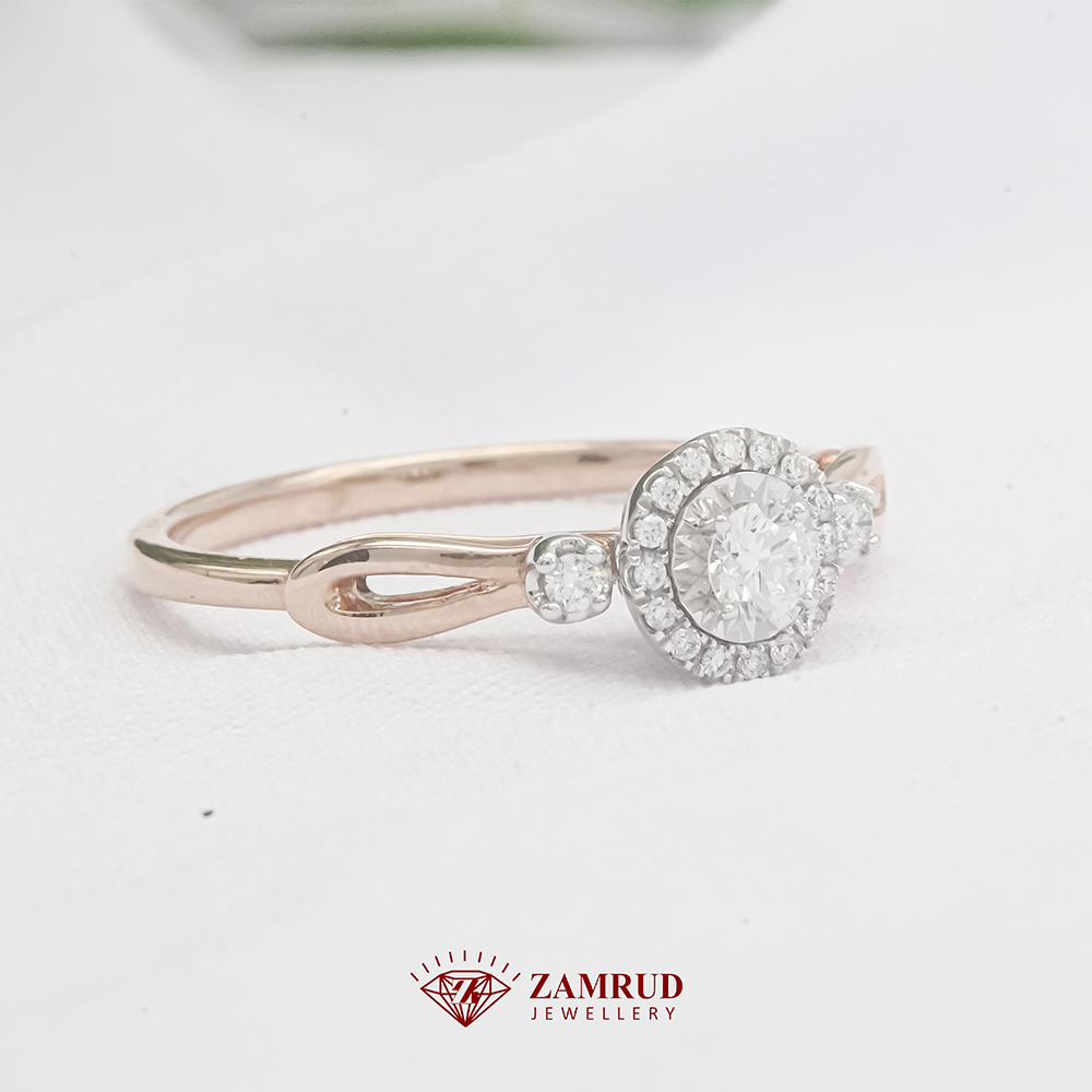 Cincin Berlian Solitaire 43533 LR Zamrud Jewellery