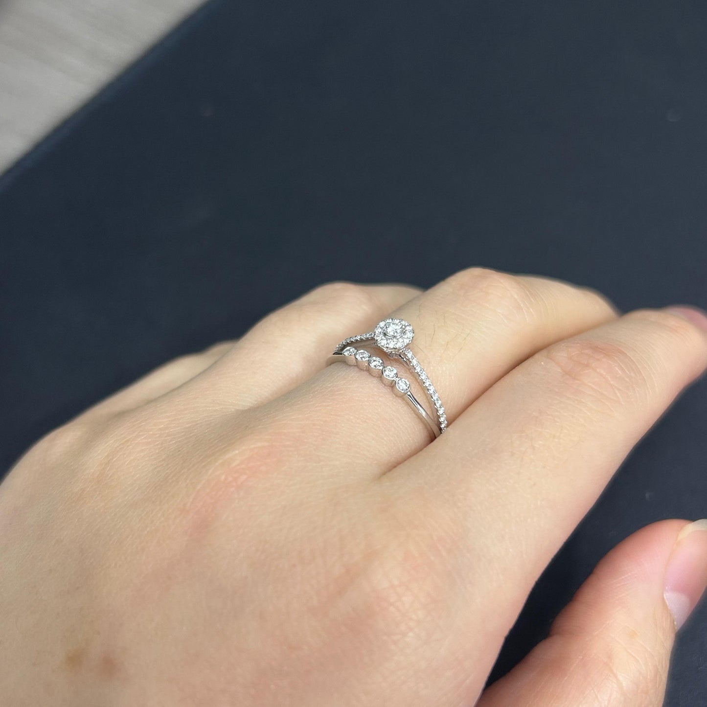 Cincin Berlian Solitaire 2in1 39215 LR Zamrud Jewellery