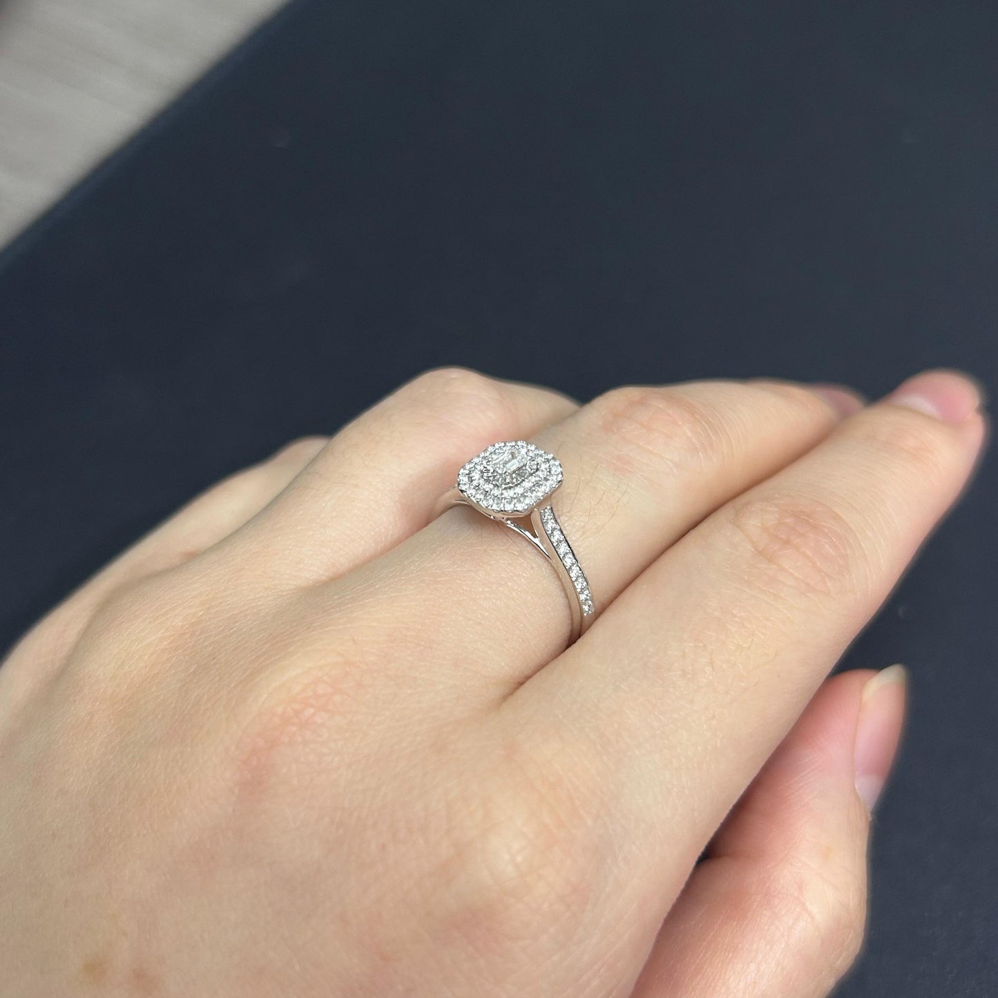 Cincin Berlian Emerald 43519 LR Zamrud Jewellery