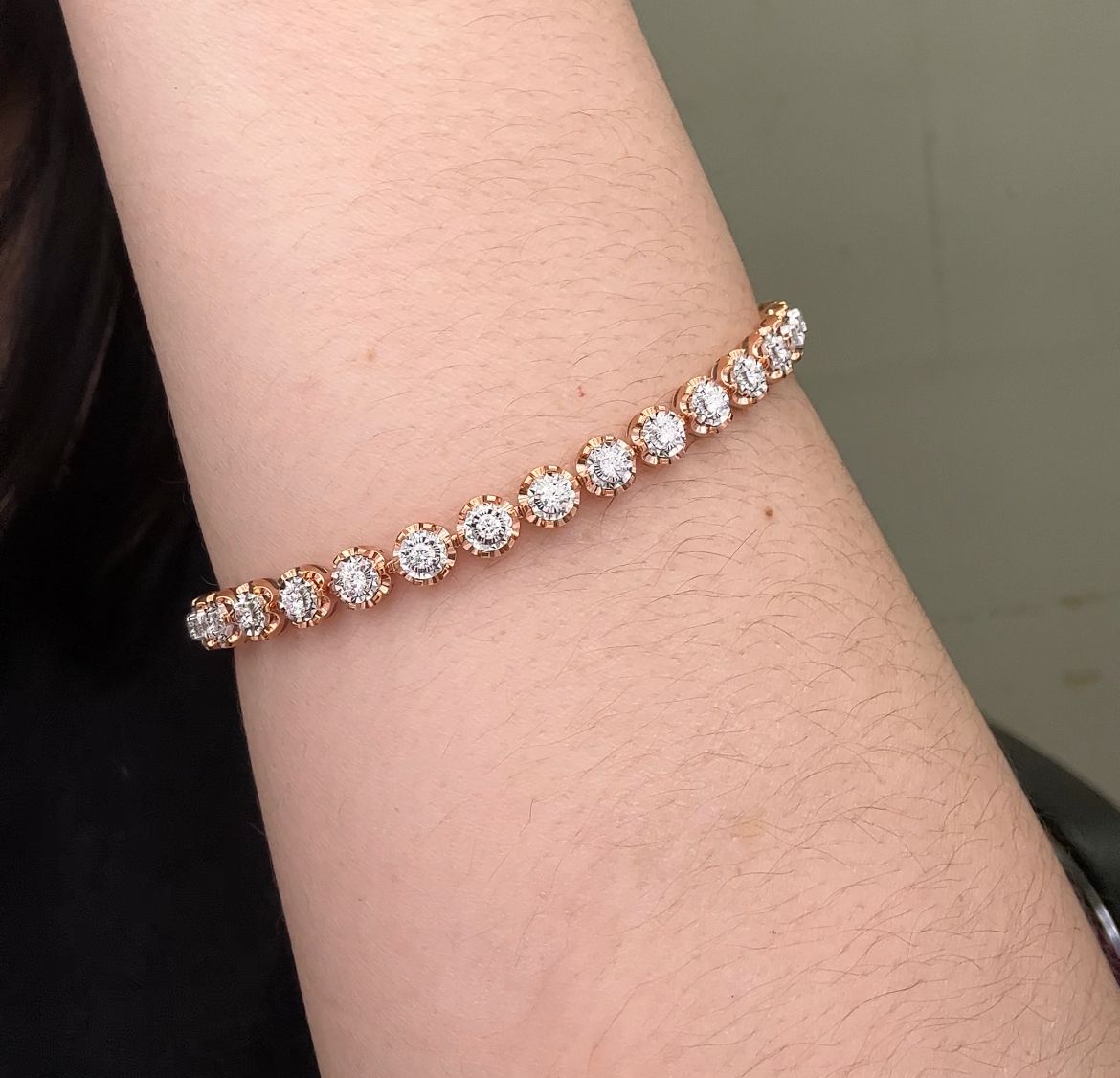 Gelang Berlian Listring 44042 BE Zamrud Jewellery