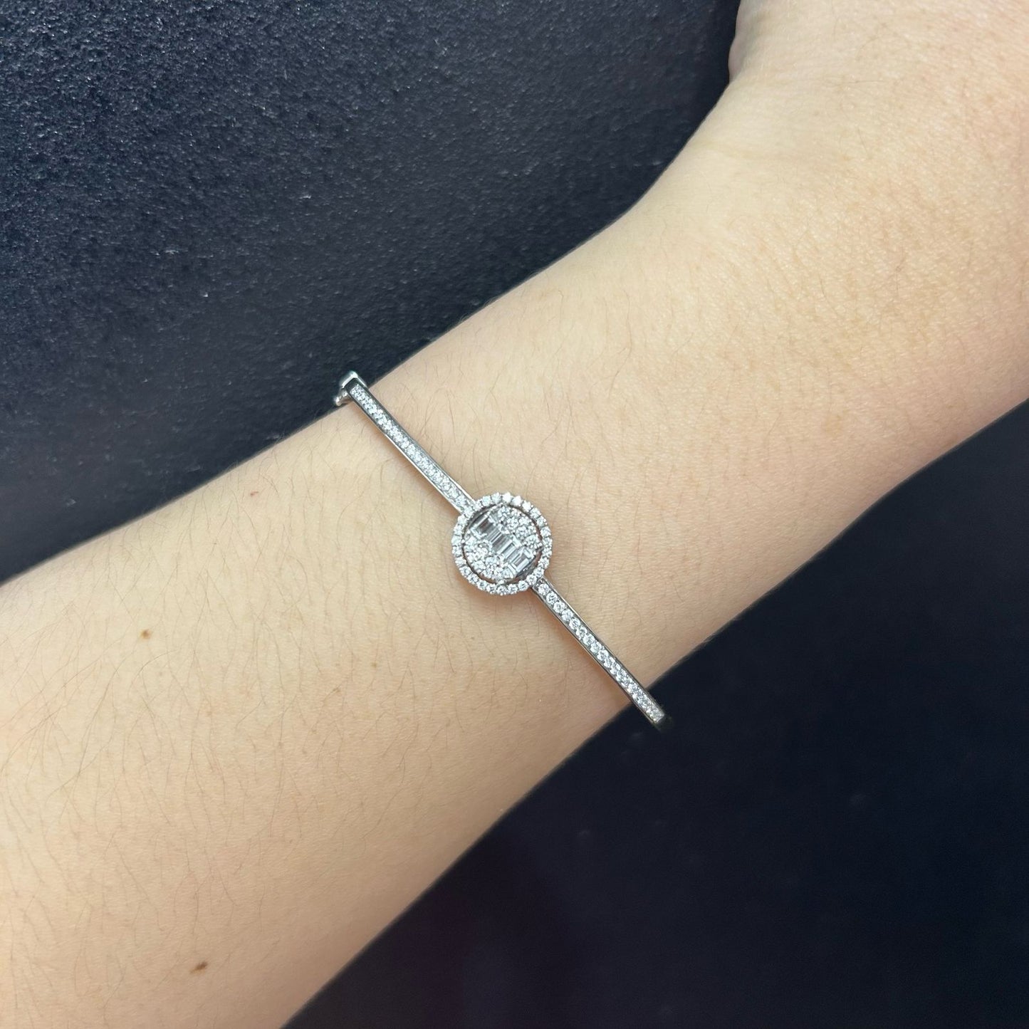 Gelang Berlian Baguette 44530 BG Zamrud Jewellery