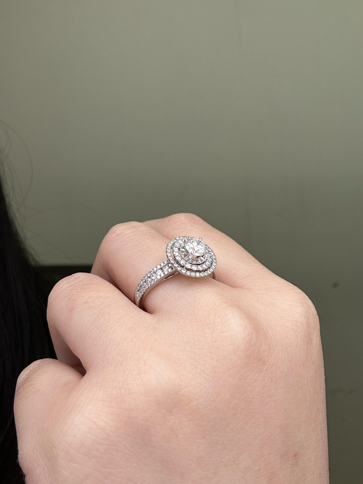GIA Cincin Berlian 41164 FLR Zamrud Jewellery