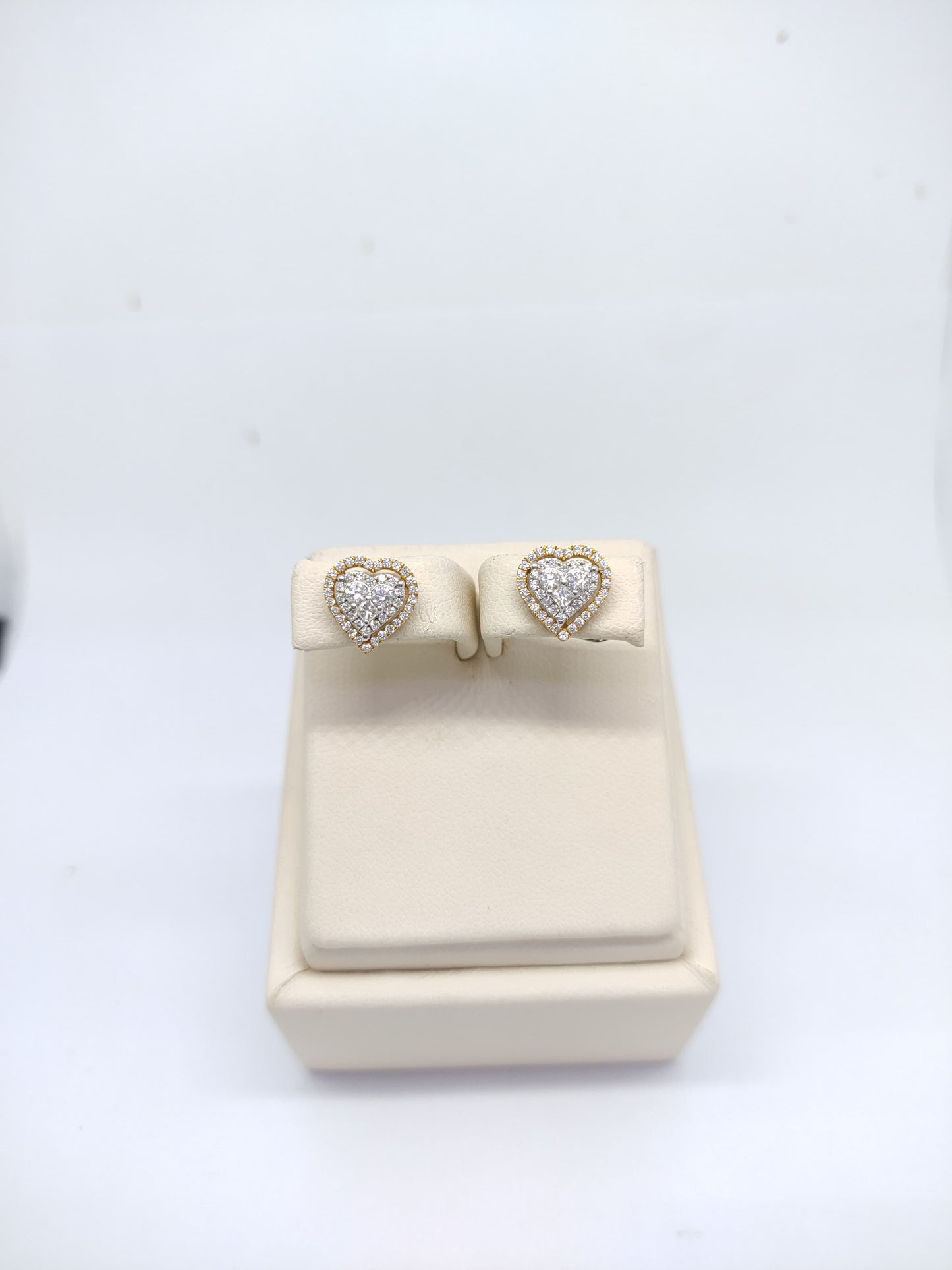 Anting Berlian Heart 46015 Diamond Earring Zamrud Jewellery