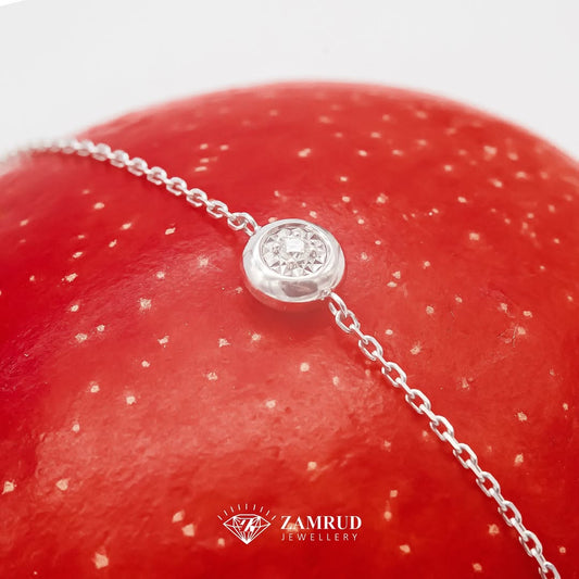 Gelang Berlian Solitaire Bracelet 35330 BE Zamrud Jewellery