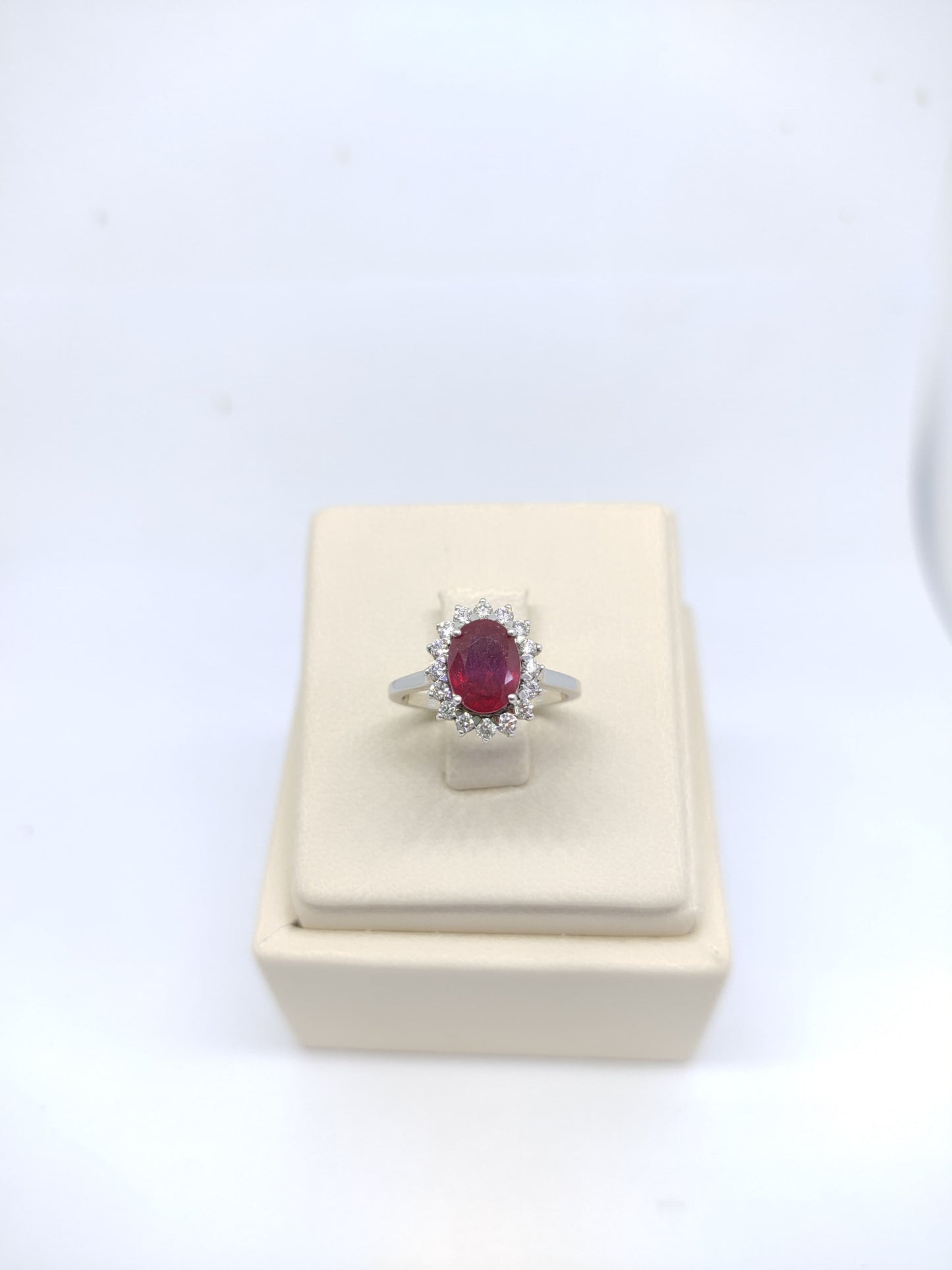 Cincin Berlian Ruby 28301 LR Diamond Ring Zamrud Jewellery