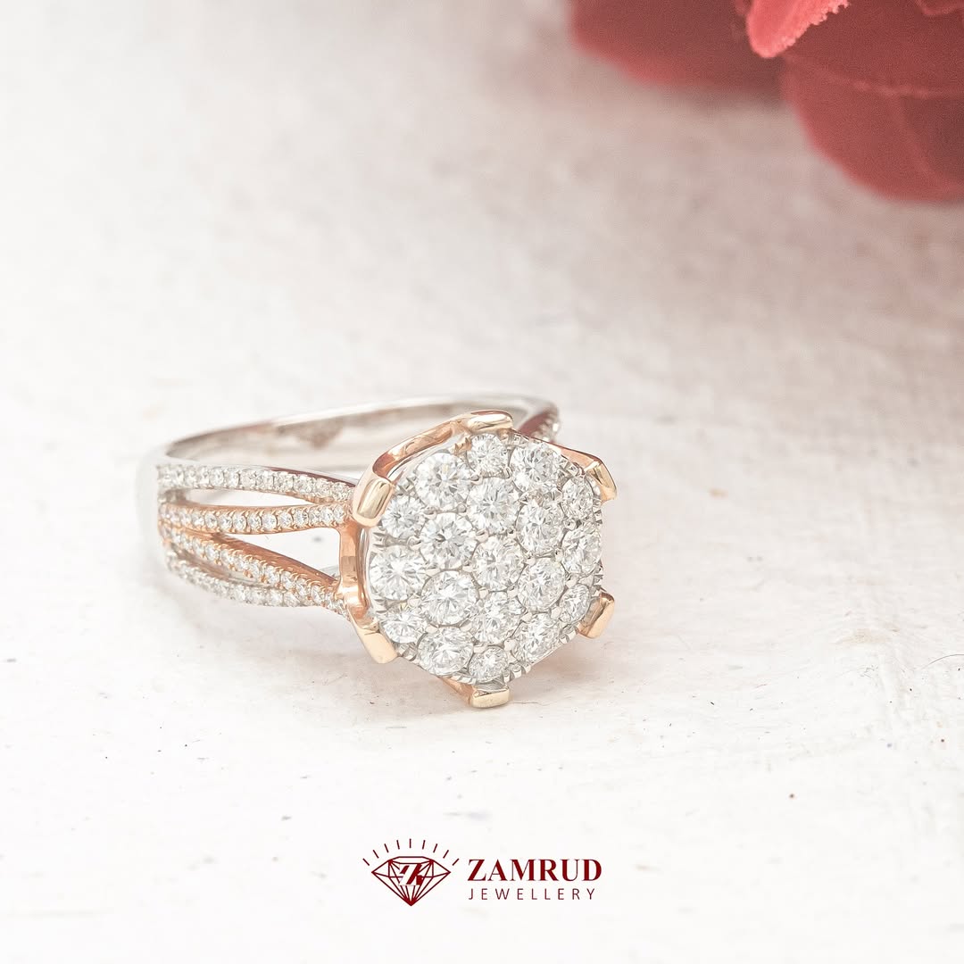 Cincin Berlian 1762 LR Diamond Ring Zamrud Jewellery