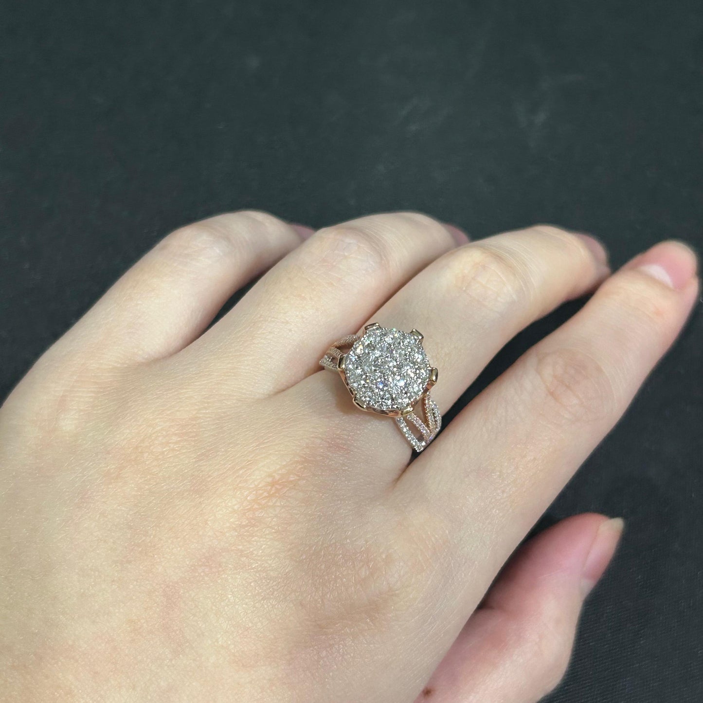 Cincin Berlian 1762 LR Diamond Ring Zamrud Jewellery
