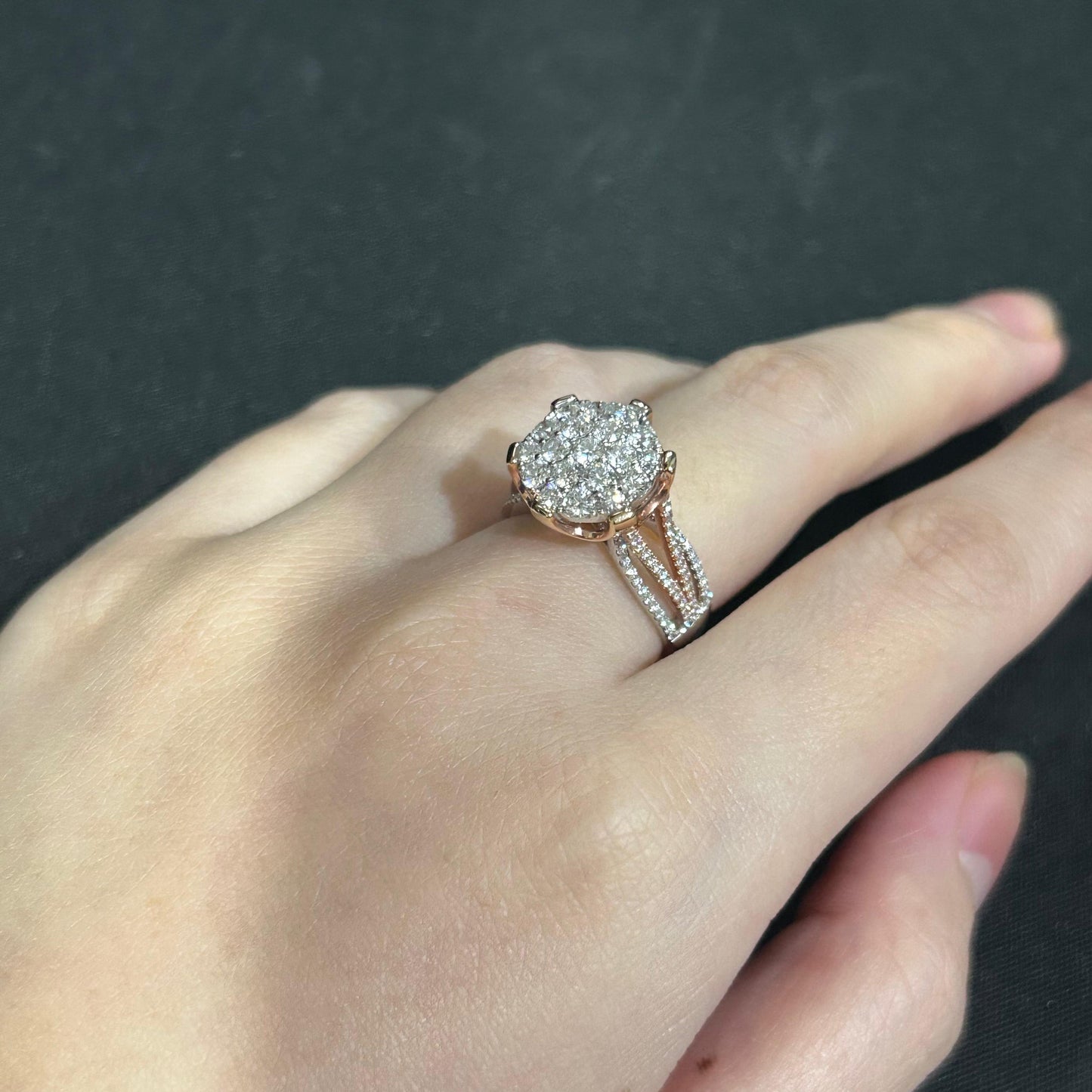 Cincin Berlian 1762 LR Diamond Ring Zamrud Jewellery