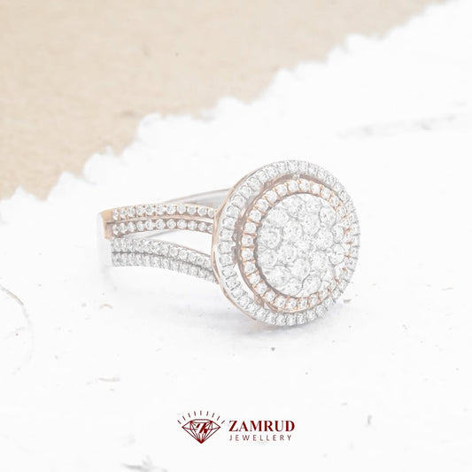 Cincin Berlian 8310 LR Diamond Ring Zamrud Jewellery