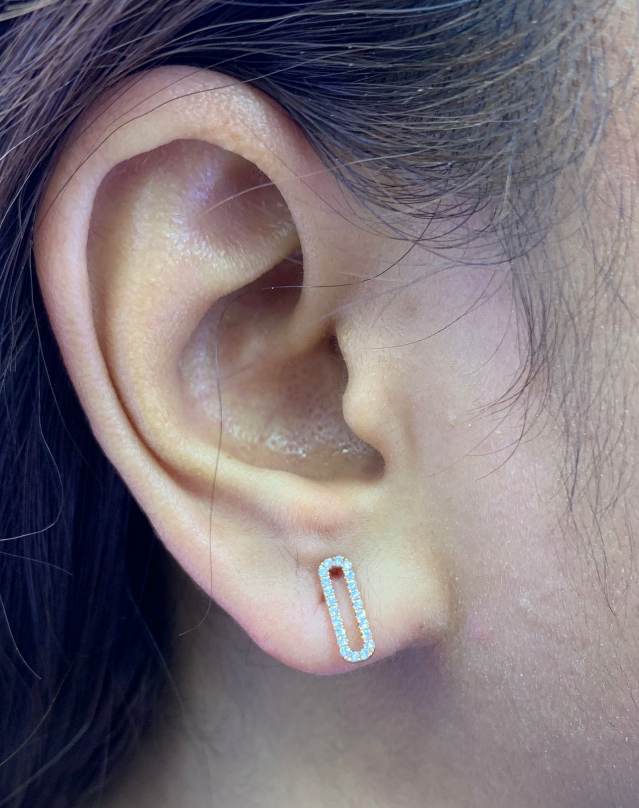 Anting Berlian Clip Earring 45636 ER Zamrud Jewellery