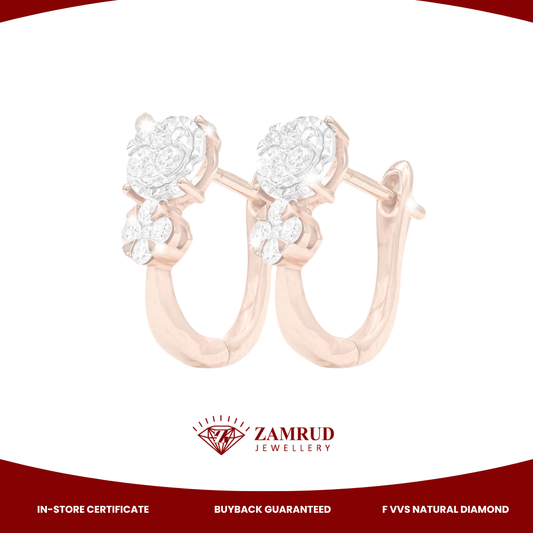 Anting Berlian Clip Earring 27922 ER Zamrud Jewellery