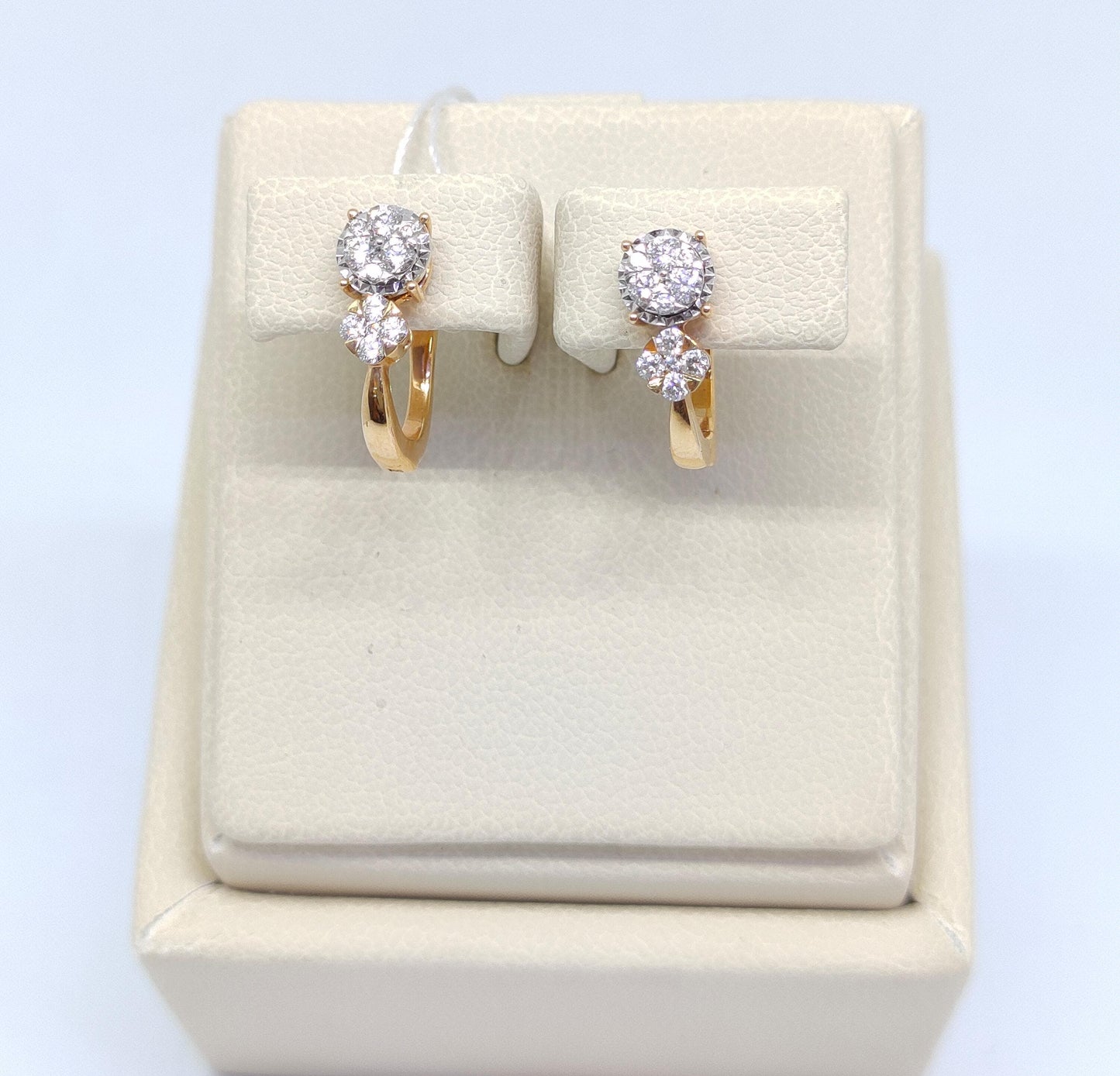 Anting Berlian Clip Earring 27922 ER Zamrud Jewellery