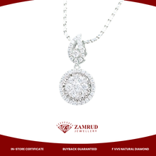 Load image into Gallery viewer, Liontin Berlian Halo 45766 PD Zamrud Jewellery
