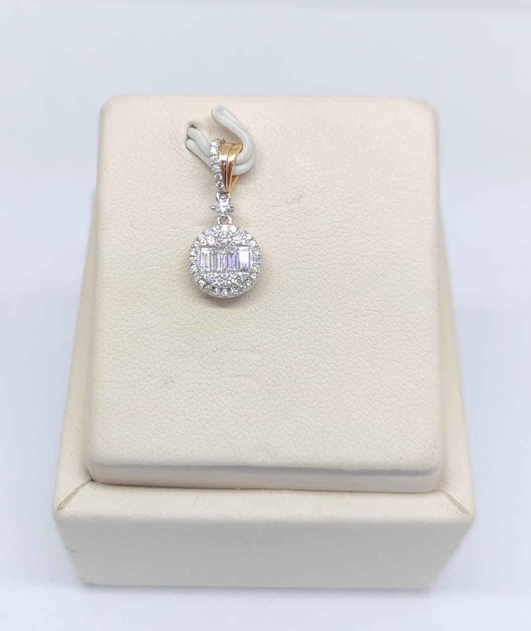 Liontin Berlian Baguette 15516 PD Zamrud Jewellery