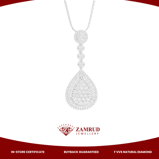 Liontin Berlian Pear 12799 PD Zamrud Jewellery