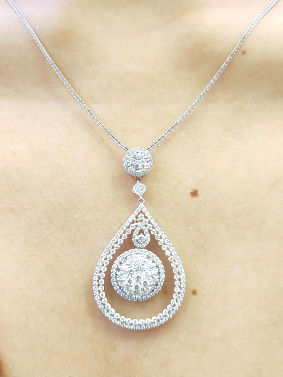 Liontin Berlian Pear 6354 PD Zamrud Jewellery