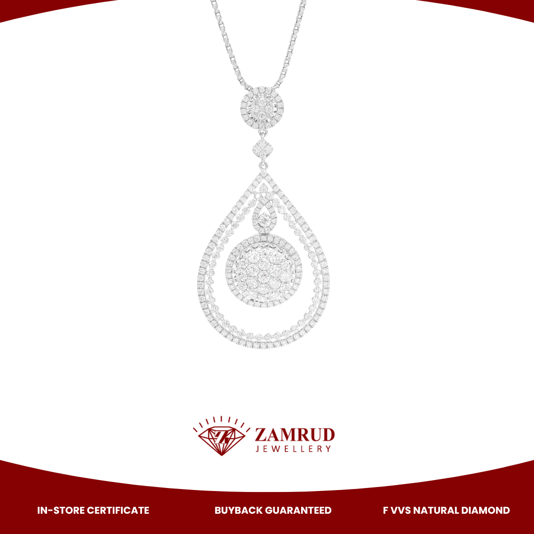 Liontin Berlian Pear 6354 PD Zamrud Jewellery