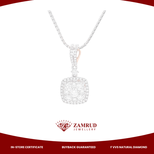 Liontin Berlian Cushion 16698 PD Zamrud Jewellery