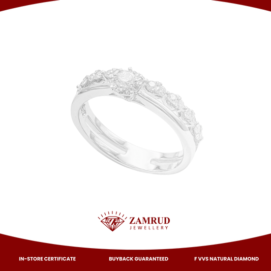 Cincin Berlian Stacking 46953 LR Zamrud Jewellery