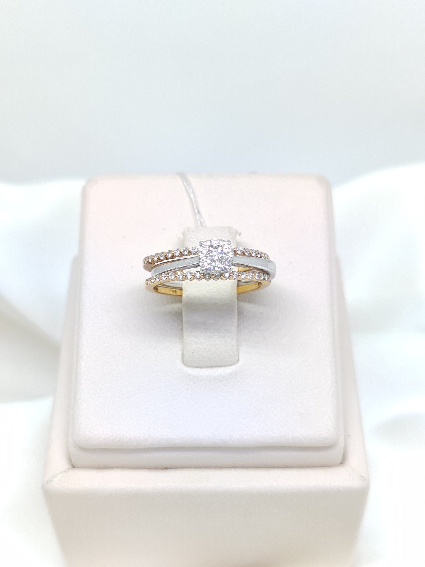 Cincin Berlian 2in1 38966 LR Zamrud Jewellery