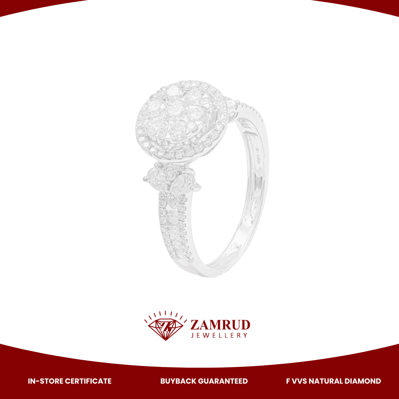 Cincin Berlian 47333 LR Zamrud Jewellery