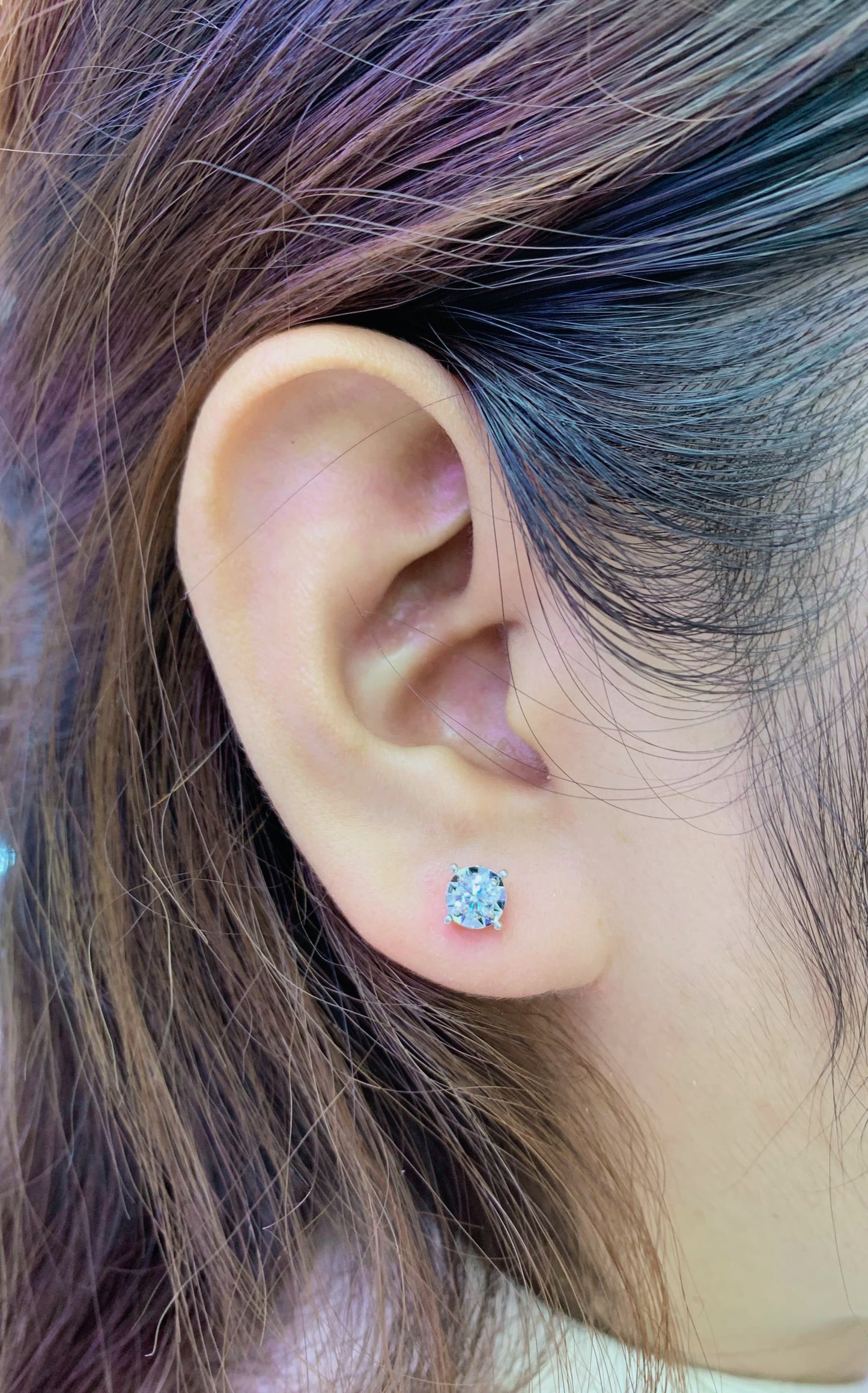 Anting Berlian Solitaire 9409 ER Zamrud Jewellery