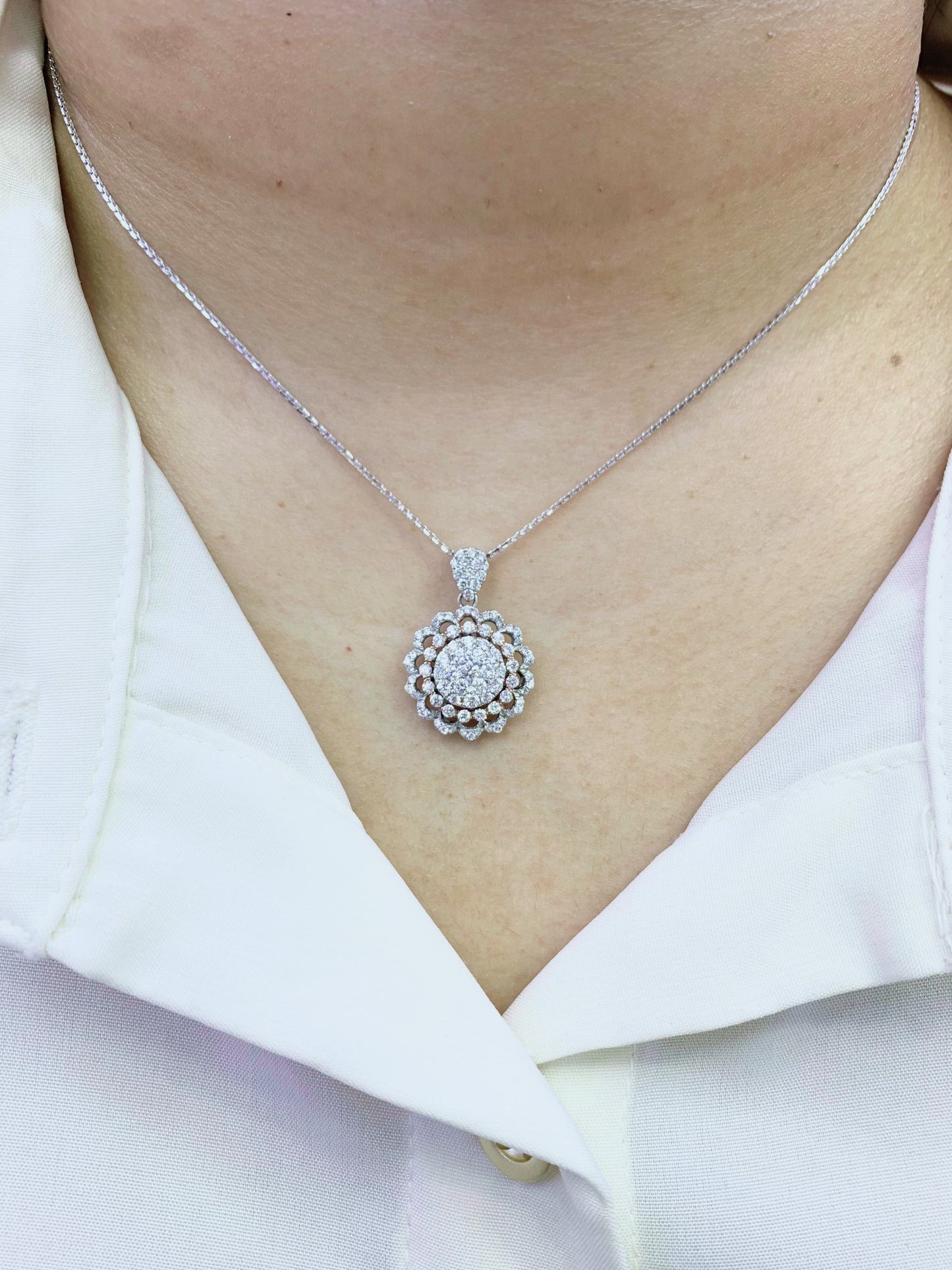Liontin Berlian 0642 Diamond Pendant PD Zamrud Jewellery